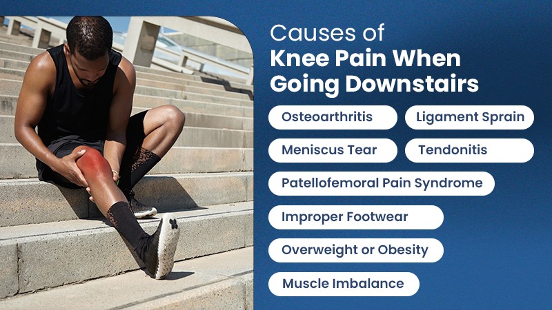 CAUSES OF KNEE PAIN WHEN DOING DOWN SATIRS